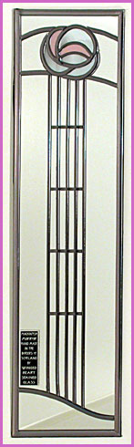 Single Art School Rose bud White Mirror